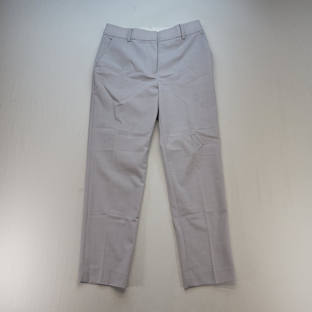 Lilysilk Dress Pants Women 2 Gray Professional Wool Blend Mulberry Silk Lined